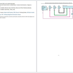 Toyota Camry FWD L4-2.5L A25A-FXS Hybrid 2025 Wiring Diagrams