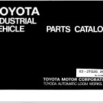 Toyota 02-2TG20 02-2TG25 Parts Catalog G708-2
