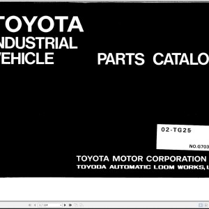 Toyota 02-TG25 Parts Catalog G703-3