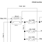 Toyota 2TDU25 Cab Wiring Diagram