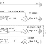 Toyota 2TDU25 Cab Wiring Diagram