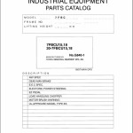 Toyota 30-7FBCU15 30-7FBCU18 7FBCU15 7FBCU18 Parts Catalog G840-1