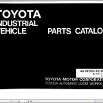 Toyota 40-5FG20 40-5FG23 40-5FG25 Parts Catalog G111-3