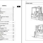 Toyota 5FBE10 to 5FBR20 Service Manual & Parts Catalog