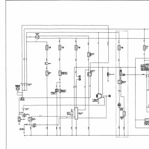 Toyota 5FD50 to 5FD80, 5FG50 5FG60 5FDM60 5FDM70 Wiring Diagram