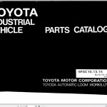 Toyota 5FGC10 to 5FGC15, 30-5FGC10 to 30-5FGC15 Repair Manual & Parts Catalog