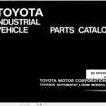 Toyota 62-4FG20 62-4FG23 62-4FG25 Parts Catalog G103-6