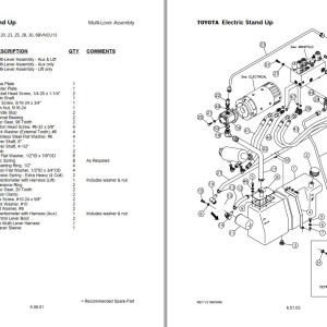 Toyota 6BNCU15 to 6BNCU30, 6BVNCU13 Parts Catalog