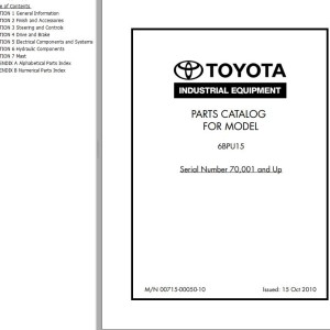 Toyota 6BPU15 Service Manual