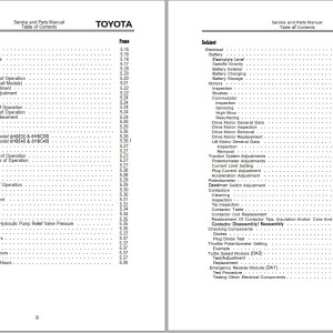 Toyota 6HBW20 to 6TB50 Service Manual