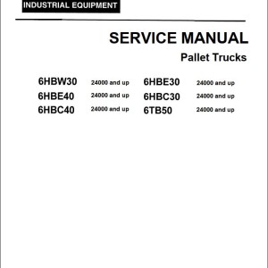 Toyota 6HBW30 to 6TB50 Service Manual 00700-CL390