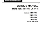Toyota 7BNCU15 to 7BNCU25 Service Manual 00700-CL1SM-3