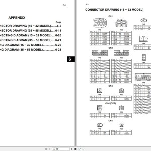 Toyota 7FBCU15 to 7FBCU55 Wiring Diagram