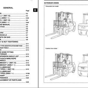 Toyota 7FGU35 to 7FGU80, 7FDU35 to 7FDU80, 7FGCU35 to 7FGCU70 Repair Manual
