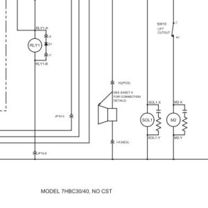 Toyota 7HBC30 7HBC40 Wiring Diagram