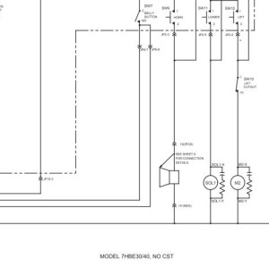 Toyota 7HBE30 7HBE40 Wiring Diagram