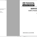 Toyota 7HBW23 Service Manual & Parts Catalog