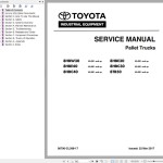 Toyota 8BNCU15 8BNCU18 8BNCU20 Service Manual