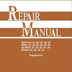 Toyota 8FGU15 to 8FGCU32 Repair Manual CE118