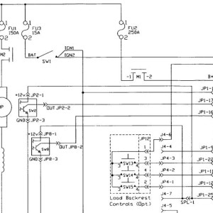 Toyota 8HBC30 to 8HBC40 Electrical Schematic