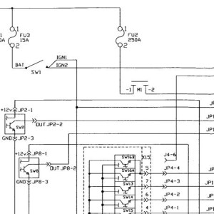 Toyota 8HBE30 to 8HBE40 Electrical Schematic