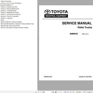 Toyota 8HBW23 Service Manual 00700-CL341