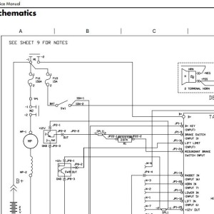 Toyota 8HBW30 8HBE30 8HBE40 8HBC30 8HBC40 8TB50 Wiring Diagram