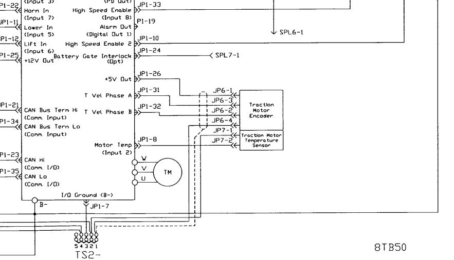 Toyota 8TB50 Electrical Schematic