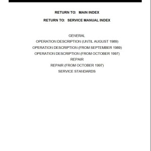 Toyota AISAN LPG 5FG10 to 6FGCU30 Repair Manual
