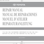 Toyota Engine 11Z 12Z 13Z 14Z Repair Manual C4615-2