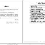 Toyota Engine 1DZ Repair Manual