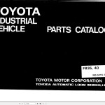 Toyota FB35 FB40 Parts Catalog G215-1
