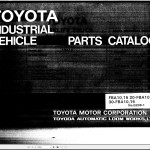 Toyota FBA10 to 30-FBA15 Parts Catalog G208-1