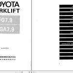 Toyota FG7 FG9 FGA7 FGA9 Parts Catalog 59116-81