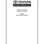 Toyota G839 7FGCU35 Parts Catalog