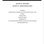 Toyota LPG Fuel System 42-6FGU15 to 52-6FGU30 Repair Manual
