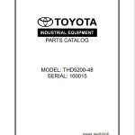 Toyota THD5200-48 Parts Catalog