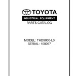 Toyota THD9000-l3 Parts Catalog