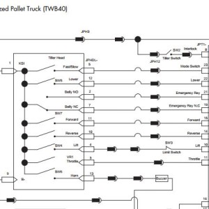 Toyota TWB40 Wiring Schematic