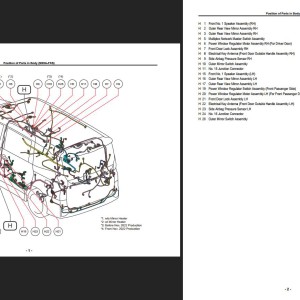 Toyota VOXY NOAH 2025 Wiring Diagrams