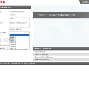 Toyota C-HR 2016-2022 Electrical Service Repair Manual
