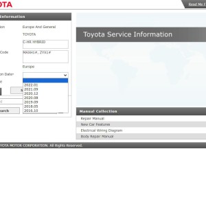 Toyota C-HR HV 2016-2022 Electrical Service Repair Manual