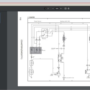 Toyota Coaster 1997-2018 Electrical Service Repair Manual