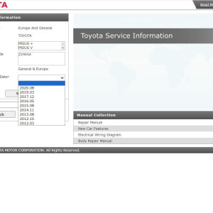 Toyota Prius V 2012-2020 Electrical Service Repair Manual