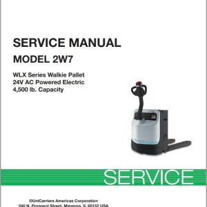 Unicarriers 2W7 Service Manual SM3UC-2W700