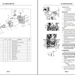 Unicarriers E2W3 E2W4 Service Manual 997SE-33100