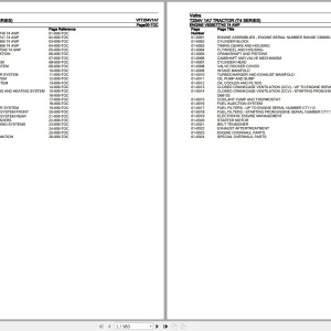 Valtra T4 Series T254V 1A7 Parts Catalog PDF VFT254V1A7
