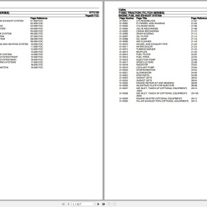 Valtra TC TCH Series T150C Parts Catalog PDF VFTC150