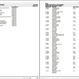 Valtra TC TCH Series T170CH Parts Catalog PDF VFTC170H