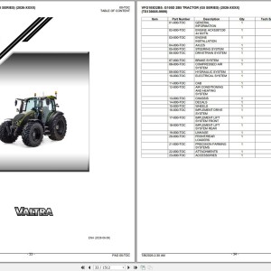 Valtra G5 Series G105D 2B5 2026-XXXX TS139005-9999 Parts Catalog PDF